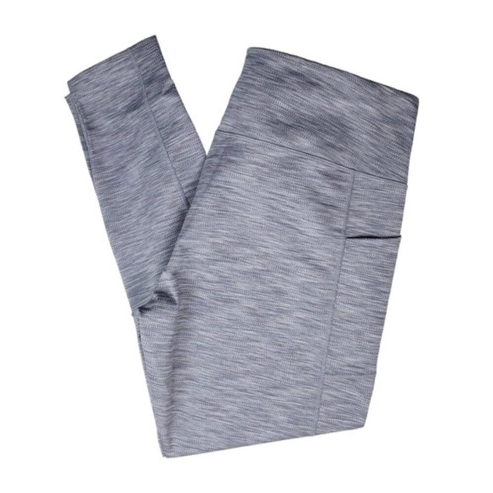 Mondetta Womens Grey Side Pocket High Waisted Leggings Size XXL NWT